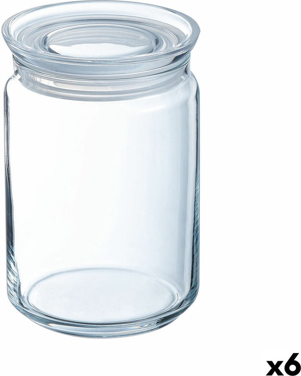 Luminarc kan pav gennemsigtigt silikoneglas 750 ml (6 stk.)