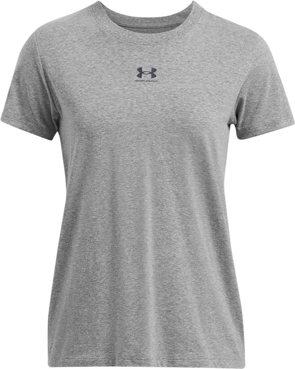 Under Armour UA Rival Core SS-Gry sportstrøje til kvinder - Castle Rock - Sort