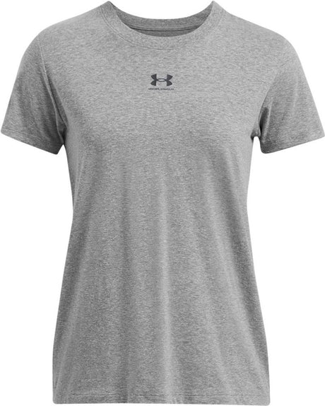 Under Armour UA Rival Core SS-Gry sportstrøje til kvinder - Castle Rock - Sort