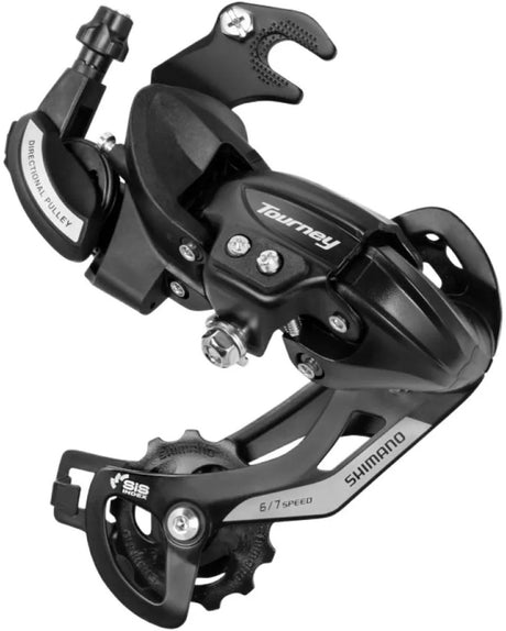 Shimano bagskifter 6 7-trins turnering ty500 med krog (b-type) - sort