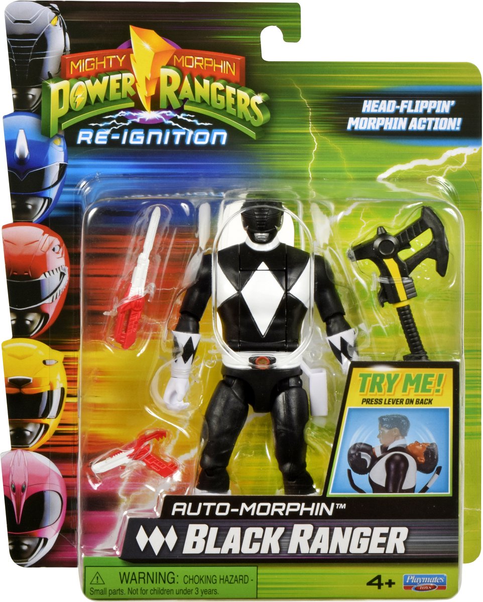 Boti power rangers bil morfin sort ranger