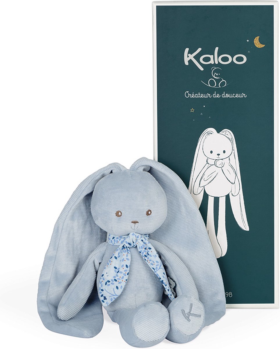 Kaloo - lapinoo - kanin kæletøj - blå 35 cm
