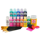 Folkart • let's paint journaling kit med mod podge 24stk