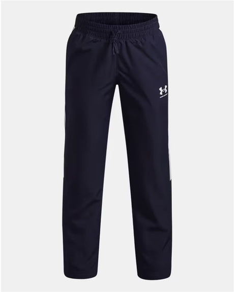 Under armour ua b rival wvn pant-blu jongens sportbroek - midnight navy - wit l