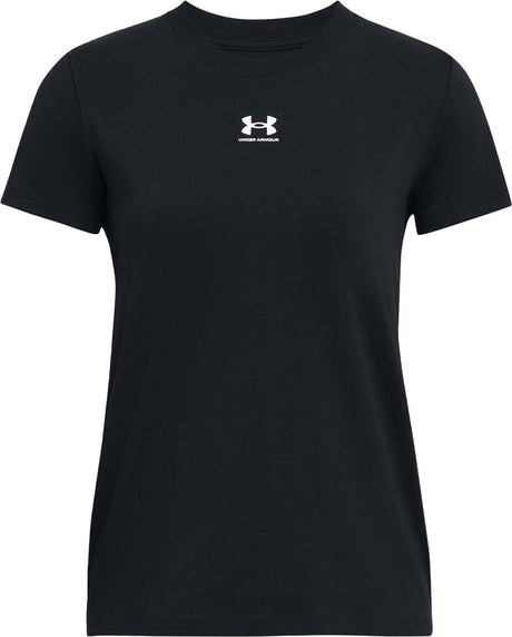 Under Armour UA Rival Core SS-BLK Sportstrøje til kvinder - Sort - Hvid