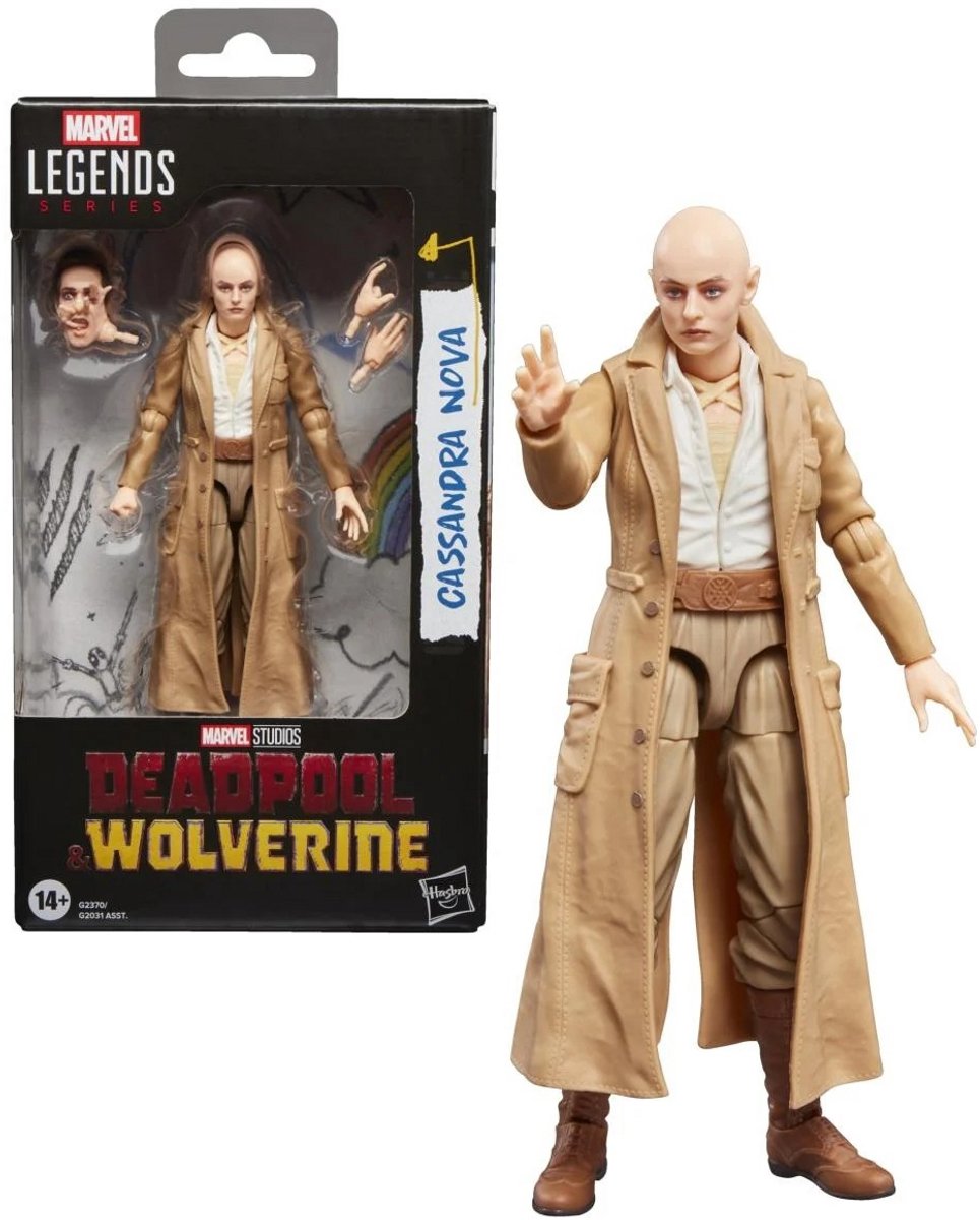 Hasbro deadpool wolverine - cassandra nova - figur legends serie 15cm