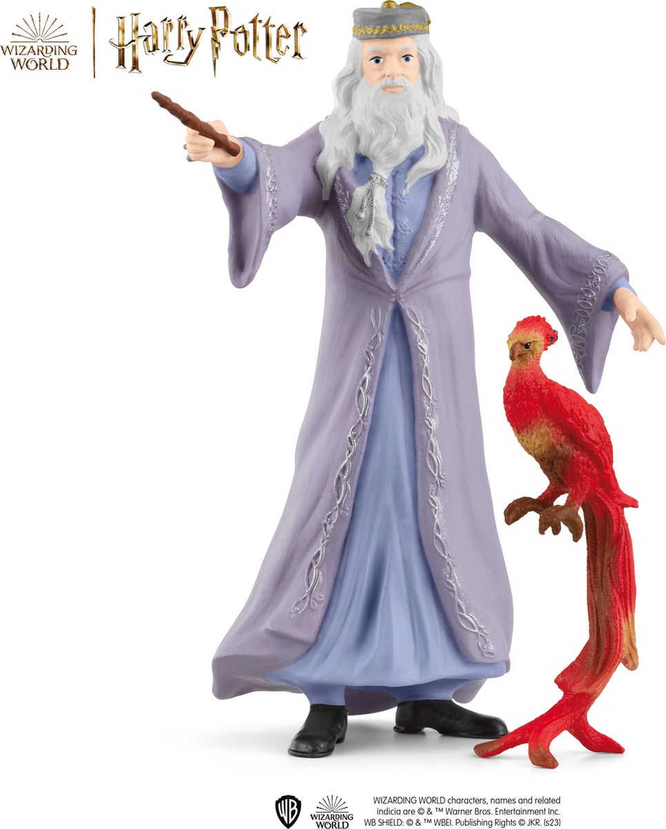 Schleich Wizarding World - Dumbledore™ og Felix - Albus Dumbledore™ Fawkes™ - Harry Potter - 42637