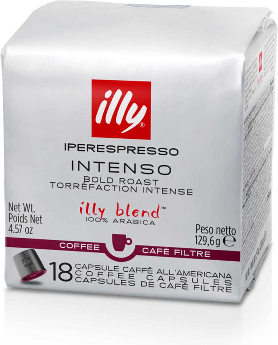 Illy - iperespresso filterkaffe intenso 6 x 18 kapsler