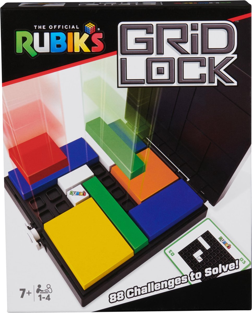 Rubiks terning - gridlock spil - logiske tænkning færdigheder puslespil