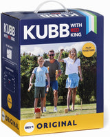 Bex kubb originalt gummitræ med rød konge
