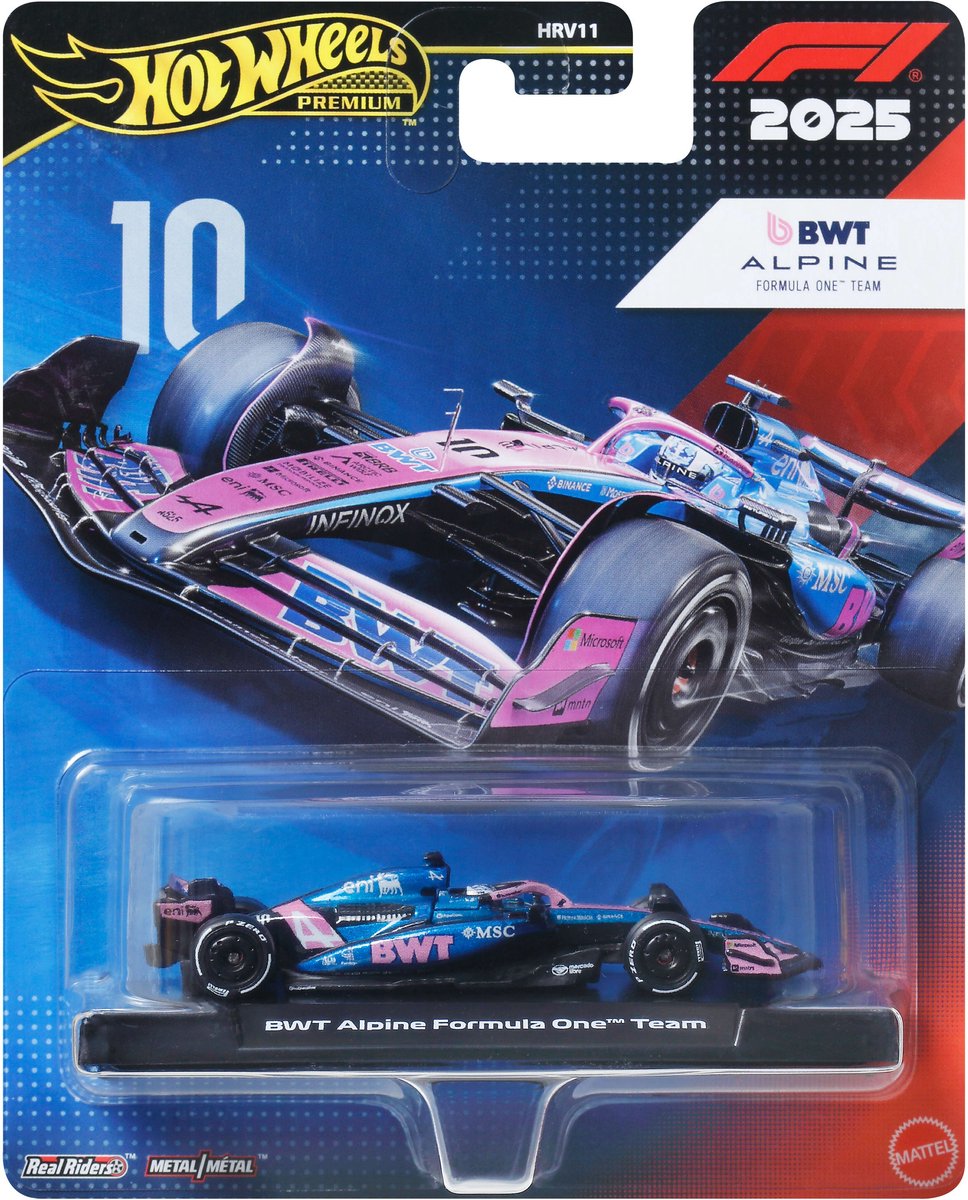 Hot wheels premium formel 1 alpine hold - pierre gasly