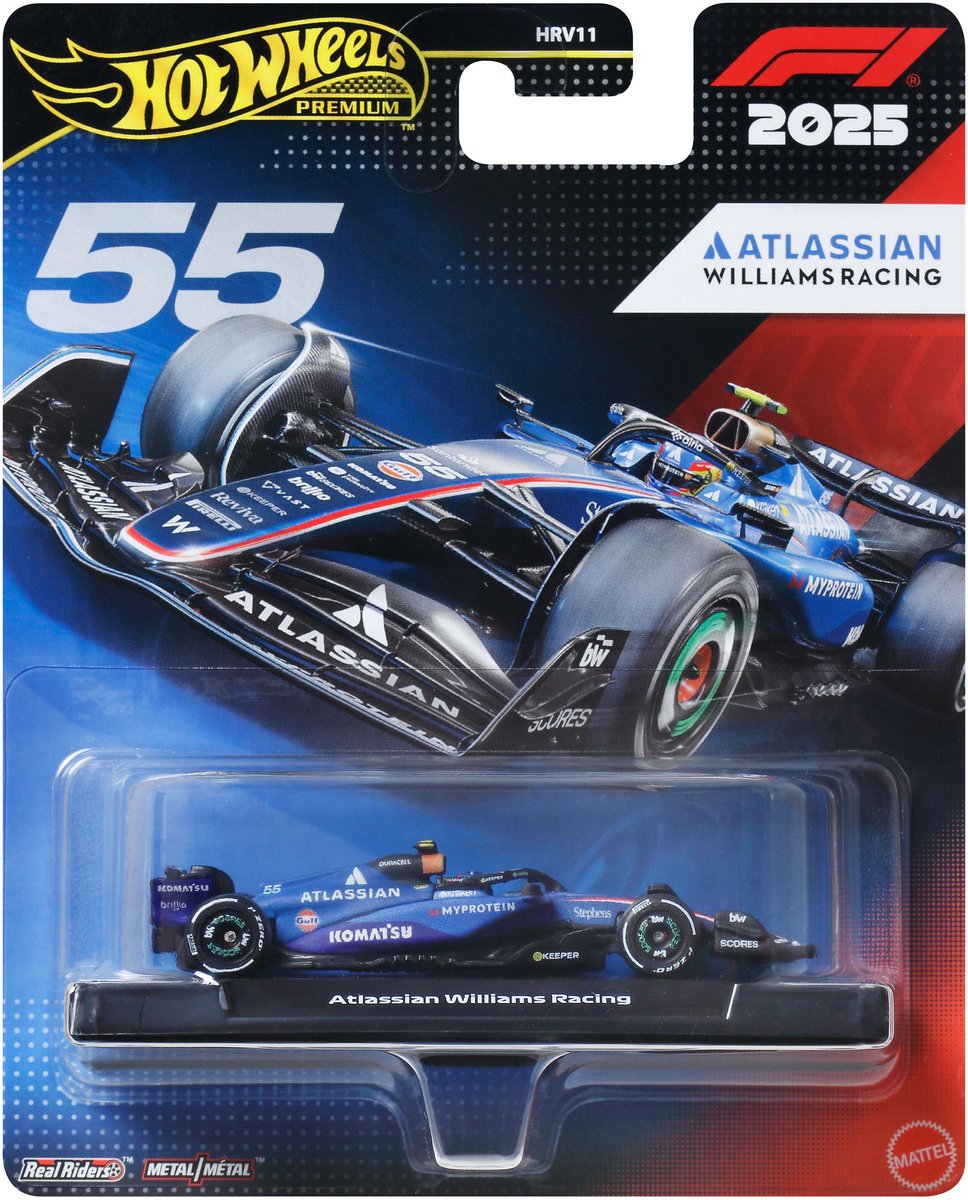 Hot Wheels Premium Formel 1 Williams Team - Carlos Sainz