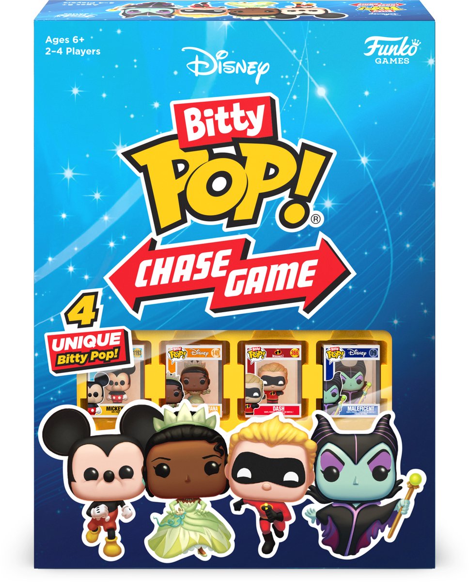Funko spil bitte pop! jagtespil disney - brætspil - med unikke disney funko pops! - på engelsk!