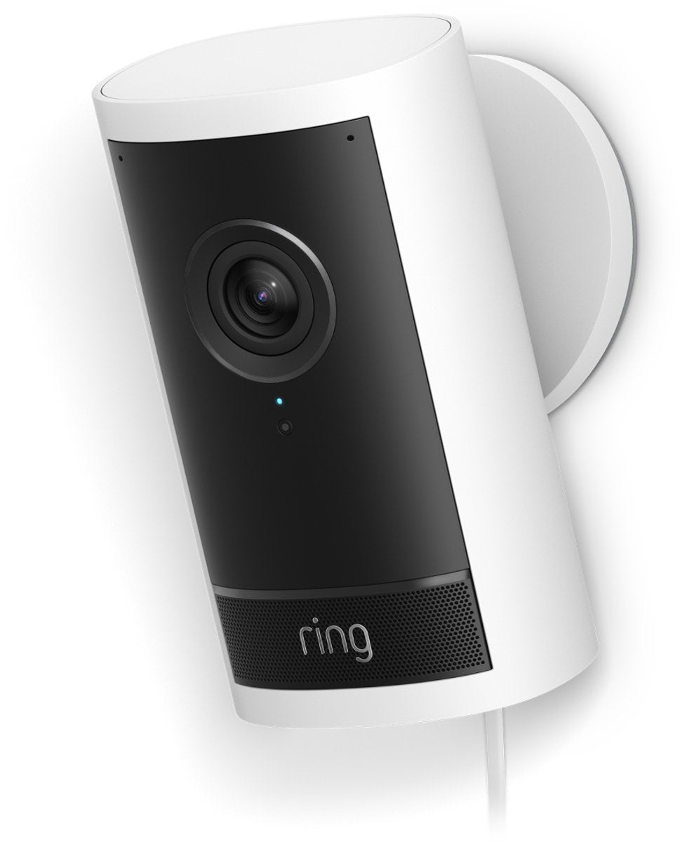 Ring udendørs kamera pro med stikadapter (seneste generation) - hvid - 4k video