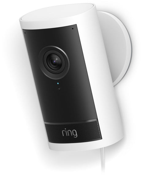 Ring udendørs kamera pro med stikadapter (seneste generation) - hvid - 4k video