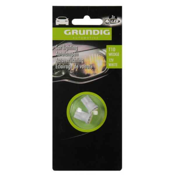 Billygte 12v 3led wedge t10