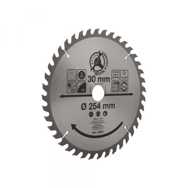 Så klinge 254 mm., 40 tænder