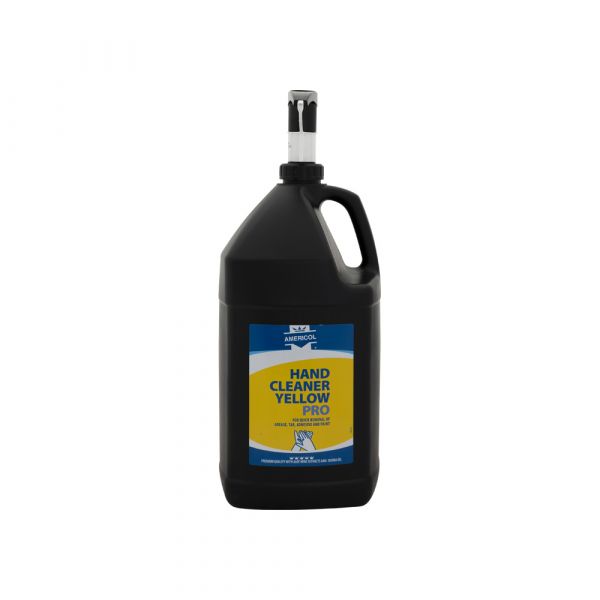 Americol produkter håndrens gul pro 3 8 ltr inkl pumpe
