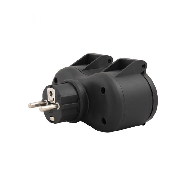 Stik duo adapter + gård med klap