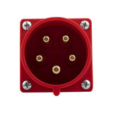GP CEE 5P 32A 400V OPB WCD rød med stifter - 6315177