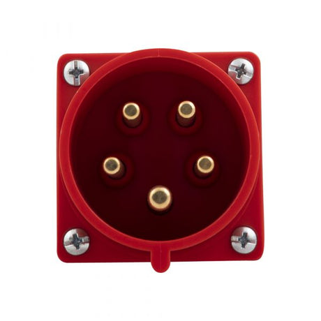 GP CEE 5P 32A 400V OPB WCD rød med stifter - 6315177