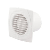 Badeværelsesventilator + timer 100 mm.