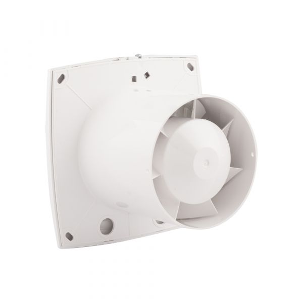 Badeværelsesventilator + timer 100 mm.