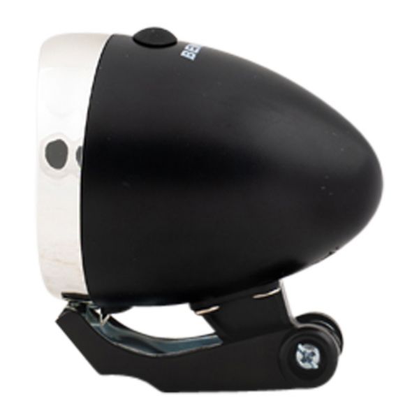 Forlygte krom sort LED cykel