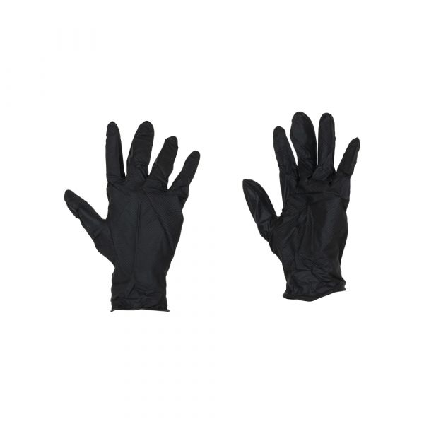 Ac engangshandske nitryl blk xl