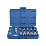 Torx fatning og bit sæt 1 4 +3 8 *