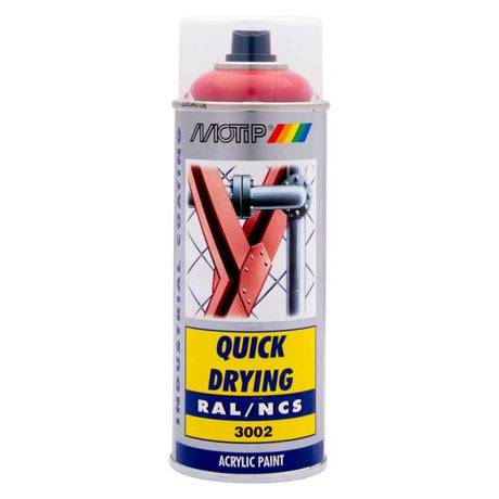 Motip industrielt ral3002 400 ml.