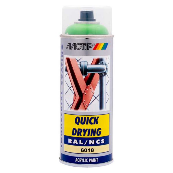 Motip industrielt ral6018 400 ml.