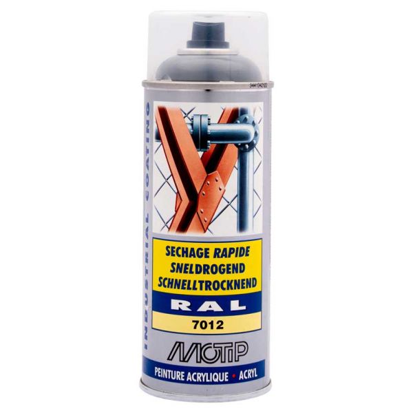 Motip industrielt ral7012 400 ml.