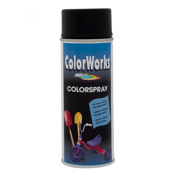 Maxicolor RAL 9005 sort halvblank