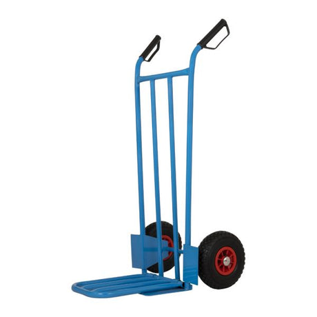 Mm håndvogn blå + klap 200 kg.