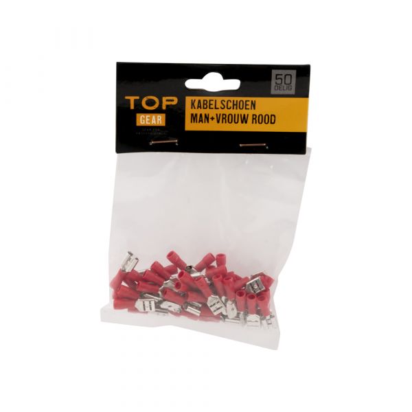 Topgear TopGear Cable Shoe M V 50-DLG Rød