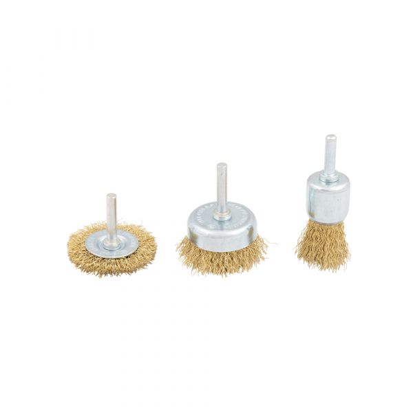 TopGear Topgear Steelbrush Set 3 Bumle Round