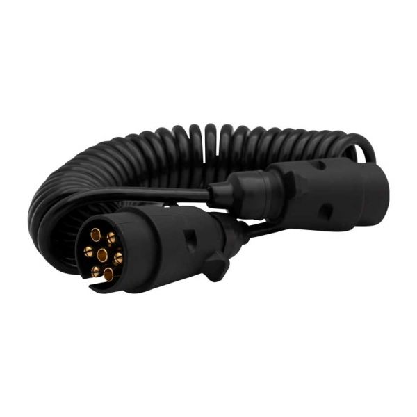 Spiralkabel 7 stk. 12v stik