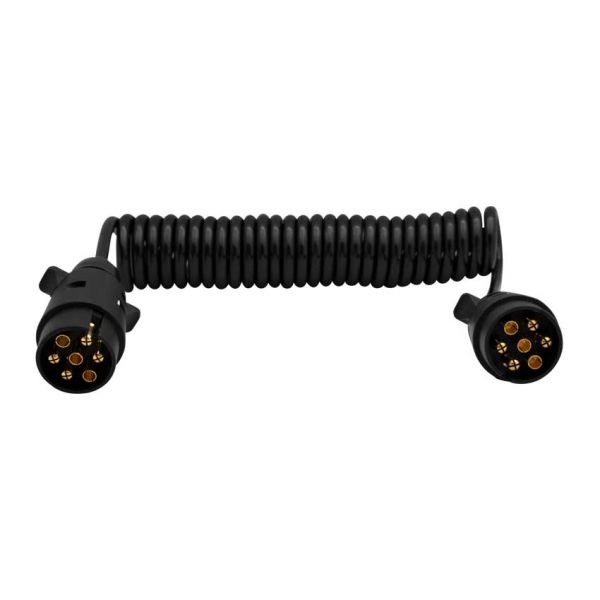 Spiralkabel 7 stk. 12v stik