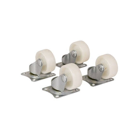 Trailerergear Trailererear 4 X Zwenkwiel 32 mm. hvid