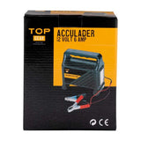 Batterioplader 12 volt, 6 ampere