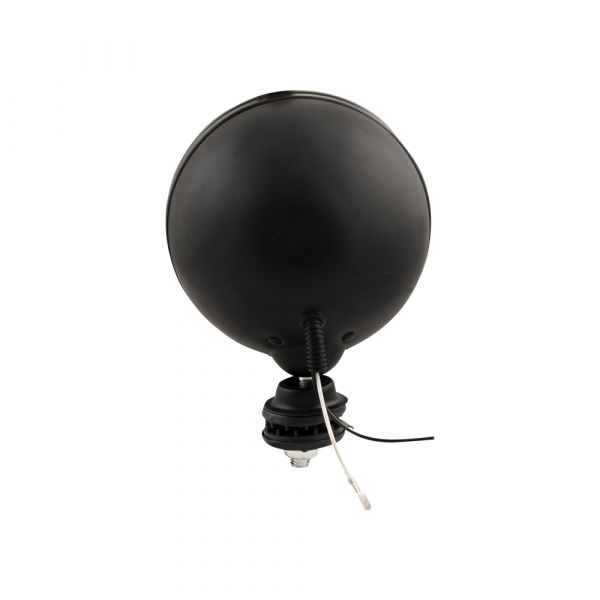Trailergear forlygte sort 150 mm.