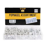 Topgear popnitte sortiment 500 stk
