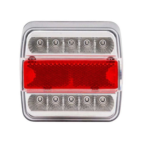 Trailer gear baglygte 98x105mm. LED hvid l=r