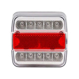 Trailer gear baglygte 98x105mm. LED hvid l=r
