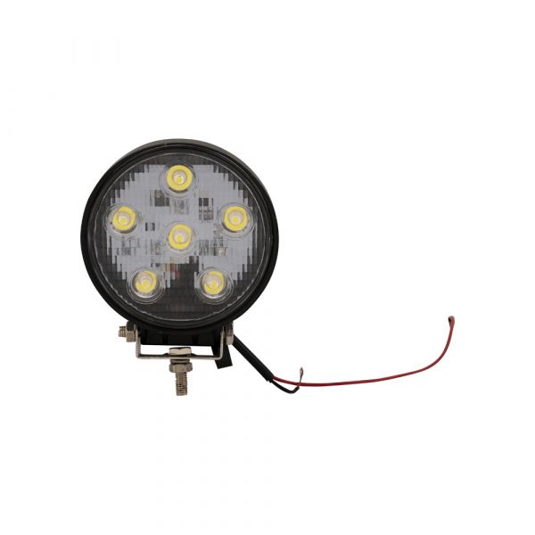 Trailergear arbejdslys 6 LED'er, 18 watt 12-24 volt.