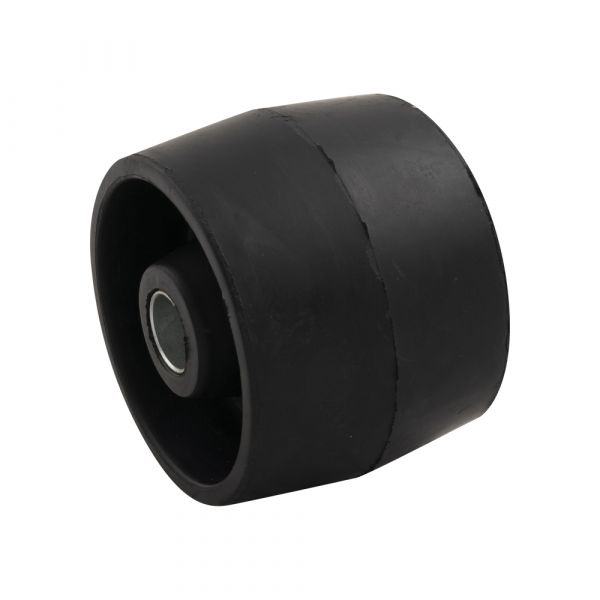 Bådrulle omkring 115 mm., Axgat 22 mm.