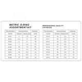 Topgear o-ringe sortiment 279 stk