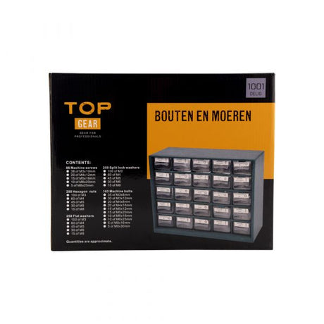 Topgear møtrikker og bolte 1001 stk