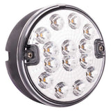 Baklygte 140 mm. 12-24v LED *